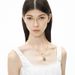 Women's Jewelry Exquisite Double Layered Gold Coin Pendant Necklace Light Luxury Niche High End Design Fashionable Multi Layer Clavicle Necklace_ipsvogv.com