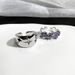 y2k Zircon Purple Open Star Lucky Ins Niche Design Sense Finger Light Luxury Ring_ipsvogv.com