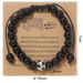 Men's Football Bracelet - Handwoven Volcanic & Zebra Stone Beads (World Cup Fan Gift)_ipsvogv.com