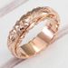 Cao Shi Copper Electroplating Suspension Carving Rose Blossoms Wedding Anniversary Gift Strip Ring For Women_ipsvogv.com