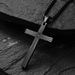 Titanium steel jewelry stainless steel refraction light cross necklace simple pendant_ipsvogv.com
