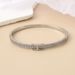 Luxury exquisite multi-diamond closed bracelet_ipsvogv.com