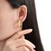 Women’s Jewelry Set Fashion Simple C Shaped New Earrings For Women Copper Plated Gold Bamboo Ring Earrings No Fading Earrings_ipsvogv.com