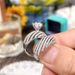 Cao Shi Couple's Fashion Women's Zircon Birthday Gift New Style Pair Ring_ipsvogv.com