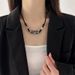 New Chinese Style Xizang Agate Beads Necklace Men's Fashion Simple Versatile Buddha Cotton And Linen Accessories High_ipsvogv.com