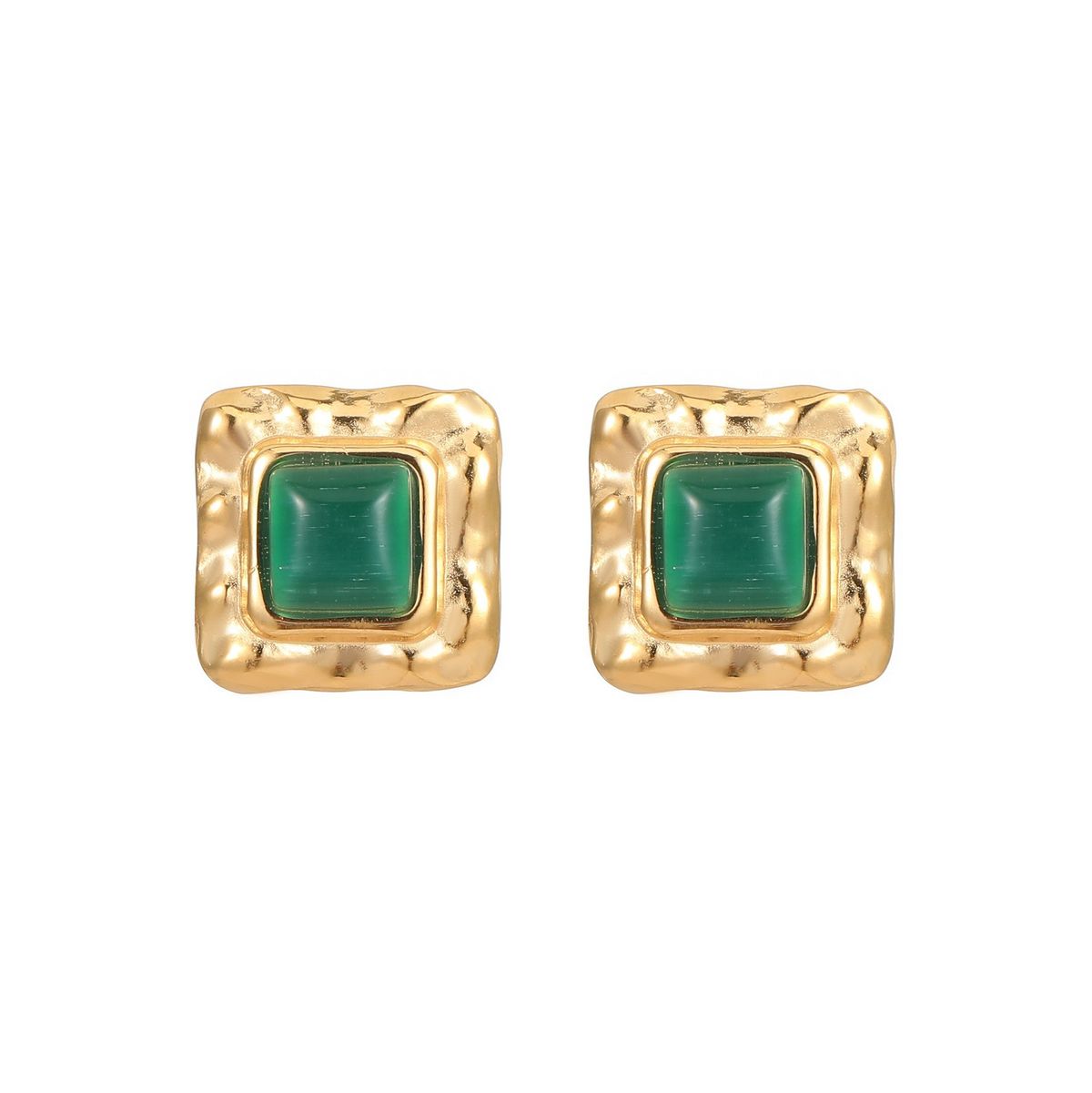 Women's Jewelry Turquoise Earrings Niche New Chinese Earrings Light Luxury High End Titanium Steel Earrings Retro Jewelry_ipsvogv.com