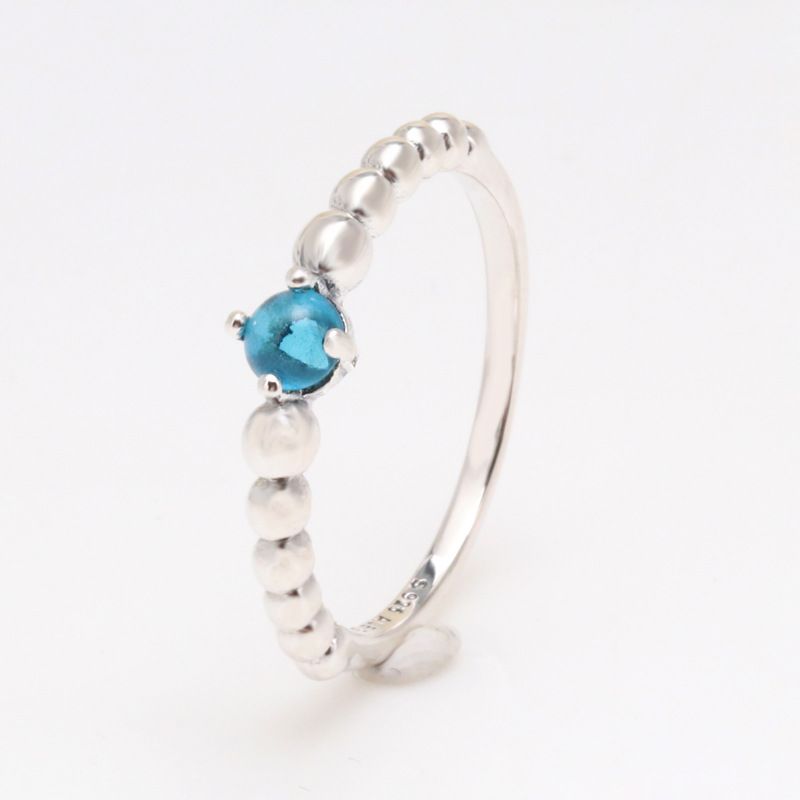 Women's Jewelry December White Copper Ring Female Creative Zircon Inlaid Birthday Ring Female Stacking_ipsvogv.com