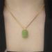 2023 New Satisfactory Necklace Women's Light Luxury Rushi Brand Pendant Emerald Green Display White Collar Chain INS_ipsvogv.com