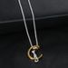 Moon Cat Necklace Women's Internet Red Collar Chain Short Neckchain Cute Sweet Style Student Versatile_ipsvogv.com