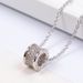 Full Diamond Starry Ring Necklace For Women, Small Waist, Fashionable And Simple Collarbone Chain_ipsvogv.com