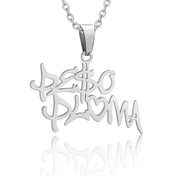Signature Merch Outfit Necklace By Saint Rose Rapper, Collarbone Chain, Music Hobby Gift For Fans_ipsvogv.com