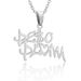 Signature Merch Outfit Necklace By Saint Rose Rapper, Collarbone Chain, Music Hobby Gift For Fans_ipsvogv.com