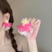 Women’s Jewelry Set Fashion Suitable For Summer Seaside Holiday Style Chiffon Flower Petal Earrings Earrings Female Exaggerated Niche Summer Sweet_ipsvogv.com