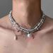 Sweet, Cool, Spicy Girl, Pearl, Heavy Industry, Spider, Multi-layer Layered Collarbone Chain, Fashionable, High-end,_ipsvogv.com
