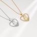 Mom Micro Inlaid Zircon Heart Shaped Fashion Necklace Female Niche Design Love Pendant Mother's Day Gift_ipsvogv.com