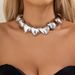 Ins Style Metal Texture Smooth Heart For Women's Fashion, Simple And Three-dimensional Heart-shaped Collarbone Necklace_ipsvogv.com