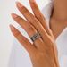 simple ins geometric smooth ring bracelet design sense irregular cross open joint ring_ipsvogv.com
