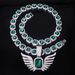 Unisex New Hip Hop Jewelry Full Diamond Wing Pendant Hiphop Street Culture Trendy Men Cuban Necklace_ipsvogv.com