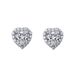 Live Love Simulation Super Flash Hearts Eight Arrows Zircon Heart Shaped Earrings Necklace Ring For Women_ipsvogv.com