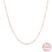 S Pure Silver Necklace, Bean Gold-plated Simple Layered Strap, Versatile Chain, Korean Version Temperament Collarbone_ipsvogv.com