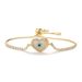 Women's Jewelry Fashion Copper Zircon Geometric Eye Bracelet Copper Micro Inlaid Palm Ornaments Jewelry Bracelet_ipsvogv.com