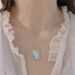 A Niche Design With A Mirrored Rose Necklace, Sweater Versatile Temperament, Titanium Steel Neck Chain, Long Jewelry For_ipsvogv.com