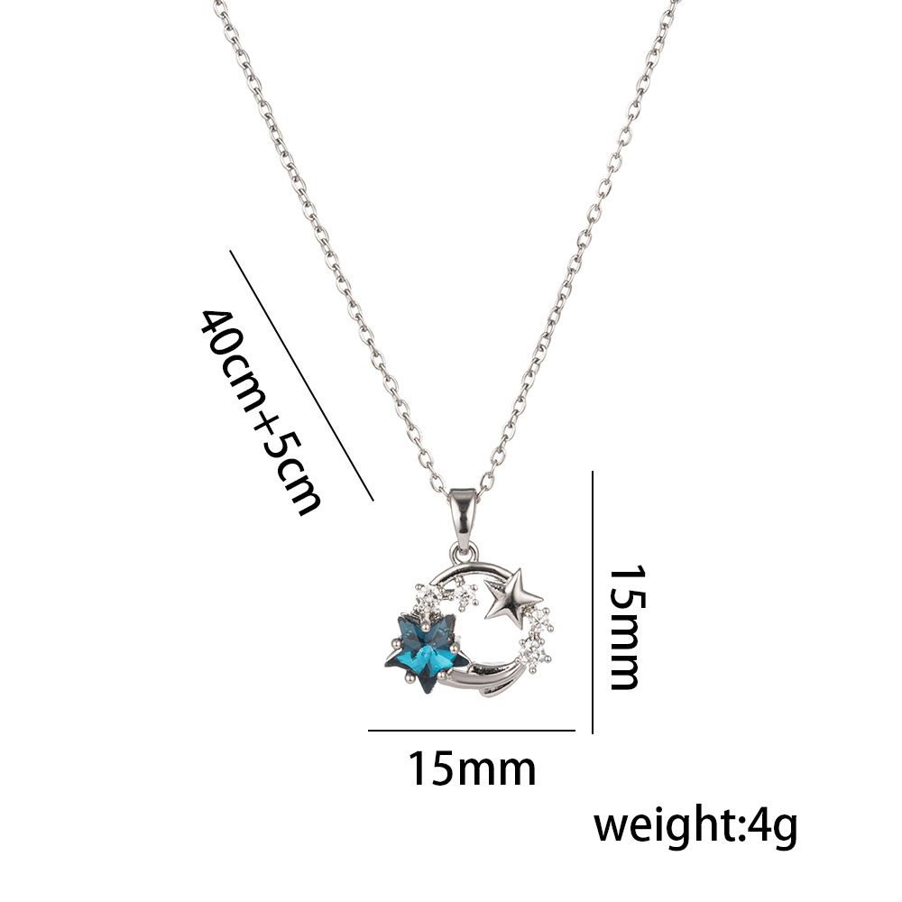 Star River Sun Moon Titanium Steel Does Not Fade, Unique And Simple Pendant, Hot Selling Accessories, Romantic Collar_ipsvogv.com