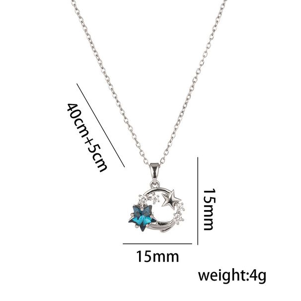 Star River Sun Moon Titanium Steel Does Not Fade, Unique And Simple Pendant, Hot Selling Accessories, Romantic Collar_ipsvogv.com