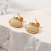 New Chinese Hetian Jade Enamel Earrings For Women High End Temperament Oval Niche Earrings Retro Earrings_ipsvogv.com