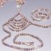 Hot Jewelry Simple Cross Crystal Back chain Multi-layer Novel Full Diamond body chain_ipsvogv.com
