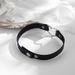 Rock Punk Street Photo Nightclub PU Leather Dark Heart Series Short Collarbone Neck Collar Chain_ipsvogv.com