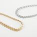 N11369 Baroque V-shaped Necklace Vintage Simple Metallic Clavicle Chain for Women_ipsvogv.com
