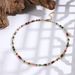 Maillard Natural Round Agate Crystal Bead Necklace For Women, Versatile And High Grade Sweater Chain Jewelry_ipsvogv.com