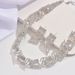 Women’s Jewelry Set Fashion Simple Wedding Jewelry Set Bridal Jewelry Temperament Valentine's Day Banquet Necklace Earring Set_ipsvogv.com