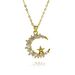 A Variety Of Moon Micro Inlaid Versatile Necklace Pendants Niche Temperament Fashion High End Clavicle Chain Jewelry_ipsvogv.com