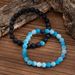 Lava Volcanic Bracelet For Men Hip-Hop Niche Crackle Stone Bead Fashion Personality Men's Jewelry_ipsvogv.com