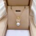 Titanium Steel 【 】 Pearl Flower Light Luxury Temperament Gorgeous Full Diamond Necklace Women's Versatile Collarbone 【 】_ipsvogv.com