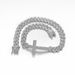 New Hip-Hop Trendy Men's Style Diamond-Studded Cross Cuban Chain Personality Full Diamond Bracelet For Men And Women_ipsvogv.com