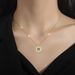 Body 【 Full Titanium Steel 】 Light Luxury Life Tree Minimalist Wind Furnace Genuine Gold Necklace Female Ins Mesh Red 【 】_ipsvogv.com