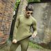 Men's Clothing outdoor tactical fleece thermal underwear set quick drying cycling fitness tight functional underwear sports suit_ipsvogv.com