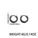 New Korean Style Trendy Hip-hop Earrin, Popular Frosted Men's Ear Buckles, Personalized Fashion, Niche High-end_ipsvogv.com