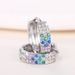 Cao Shi's Colorful Zircon Earrings Are A Fashionable And Sweet Accessory For Women's Daily Wear, Selling Well_ipsvogv.com