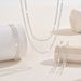 Women’s Jewelry Set Fashion Sparkling Necklace Female Light Luxury Niche Design Starry Sky Clavicle Chain Plain Chain Silver Nude Chain Necklace_ipsvogv.com