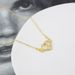 Hot Selling Fashion Love Wings Necklace For Women,Simple Heart Shaped Pendant Clavicle Necklace_ipsvogv.com