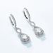 Moissanite Earrings For Women S925 Silver 8 Shaped Water Drop Earrings High End Personality Fashion_ipsvogv.com