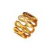 Women’s Jewelry Set Fashion Cold Style Punk Ring Simple Gold Vacuum Electroplated Titanium Cast Steel Ring_ipsvogv.com