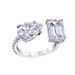 Accessories Water Drop Rectangular Ring Geometric Opening Adjustable Hand Jewelry_ipsvogv.com