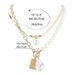 Jewelry Fashion Pearl Chain Splicing Necklace Retro Alloy Resin Pendant Necklace_ipsvogv.com