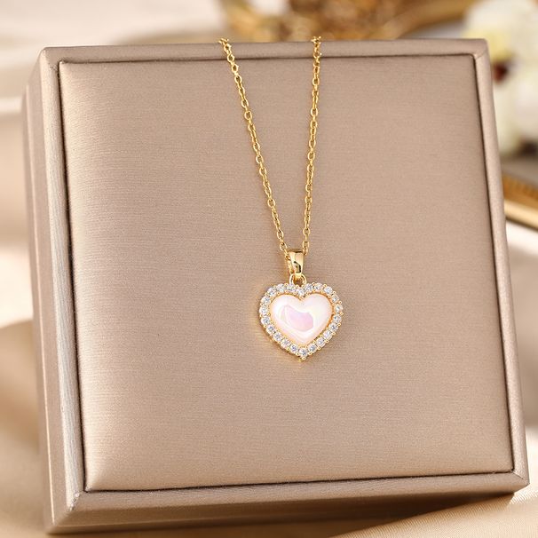 Light Luxury, Simple Love, Titanium Steel Necklace, Female Niche Design, Internet Famous Collarbone Chain, Personalized_ipsvogv.com