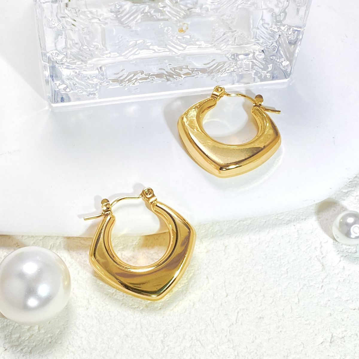 Women's Jewelry Titanium Steel Special Pattern Earrings Original Personality Design High End Popular Stainless Steel Boutique Earrings_ipsvogv.com